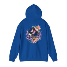 Load image into Gallery viewer, Back Design of NEW! Flower Covered Cross - Unisex Heavy Blend™ Hooded Sweatshirt