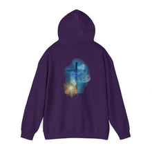 Load image into Gallery viewer, Back Design of Revelation Cross - Unisex Heavy Blend™ Hooded Sweatshirt