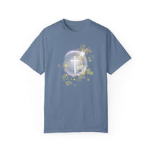 Load image into Gallery viewer, NEW! White Dove Cross - Unisex Garment-Dyed T-shirt