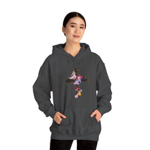 Load image into Gallery viewer, Flower Covered Cross - Unisex Heavy Blend™ Hooded Sweatshirt