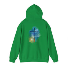 Load image into Gallery viewer, Back Design of Revelation Cross - Unisex Heavy Blend™ Hooded Sweatshirt