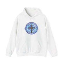 Load image into Gallery viewer, New! Lightning & Clouds Cross - Unisex Heavy Blend™ Hooded Sweatshirt
