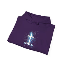 Load image into Gallery viewer, REVIVAL Cross - Unisex Heavy Blend™ Hooded Sweatshirt