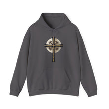 Load image into Gallery viewer, Golden & Black Cross - Unisex Heavy Blend™ Hooded Sweatshirt