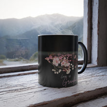 Load image into Gallery viewer, Red Cardinal & Flowers for Grandma - Color Morphing Mug, 11oz