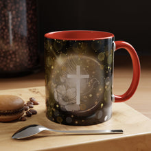 Load image into Gallery viewer, New! White Dove Cross - Accent Coffee Mug (11, 15oz)