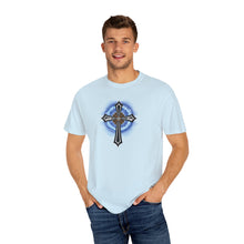 Load image into Gallery viewer, Lightning & Clouds Cross - Unisex Garment-Dyed T-shirt