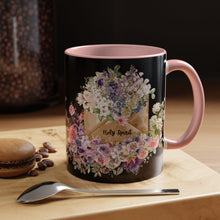 Load image into Gallery viewer, A Letter of Flowers - Accent Coffee Mug (11, 15oz)
