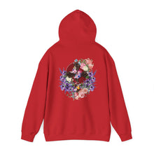 Load image into Gallery viewer, Back Design of NEW! Flower Covered Cross - Unisex Heavy Blend™ Hooded Sweatshirt