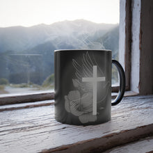 Load image into Gallery viewer, White Dove Cross - Color Morphing Mug, 11oz