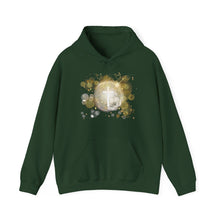 Load image into Gallery viewer, New! White Dove Cross - Unisex Heavy Blend™ Hooded Sweatshirt