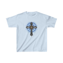 Load image into Gallery viewer, Lightning & Clouds Cross - Kids Heavy Cotton™ Tee