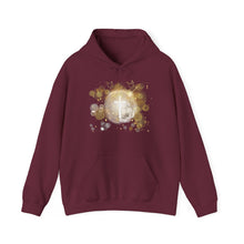 Load image into Gallery viewer, New! White Dove Cross - Unisex Heavy Blend™ Hooded Sweatshirt