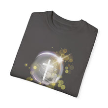 Load image into Gallery viewer, NEW! White Dove Cross - Unisex Garment-Dyed T-shirt