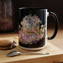 Load image into Gallery viewer, A Letter of Flowers - Accent Coffee Mug (11, 15oz)