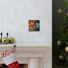 Load image into Gallery viewer, Rainbow Storm Cross - Canvas Wall Art