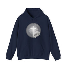 Load image into Gallery viewer, White Dove Cross - Unisex Heavy Blend™ Hooded Sweatshirt