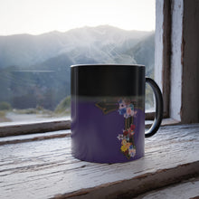Load image into Gallery viewer, Flower Covered Cross - Color Morphing Mug, 11oz