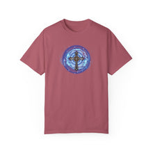 Load image into Gallery viewer, NEW! Lightning & Clouds Cross - Unisex Garment-Dyed T-shirt