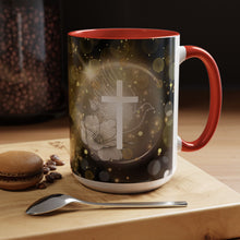 Load image into Gallery viewer, New! White Dove Cross - Accent Coffee Mug (11, 15oz)
