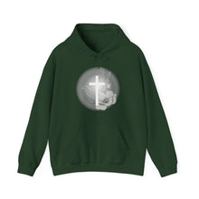 Load image into Gallery viewer, White Dove Cross - Unisex Heavy Blend™ Hooded Sweatshirt