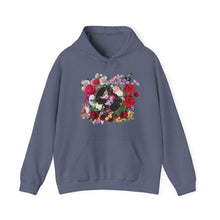 Load image into Gallery viewer, New! Flower Covered Cross - Unisex Heavy Blend™ Hooded Sweatshirt