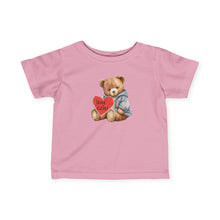 Load image into Gallery viewer, Bear of the Heart - Baby Jersey Tee
