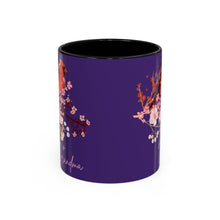 Load image into Gallery viewer, Red Cardinal & Flowers for Grandma - Accent Mug (11, 15oz)