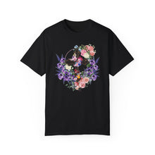 Load image into Gallery viewer, NEW! Flower Covered Cross - Unisex Garment-Dyed T-shirt