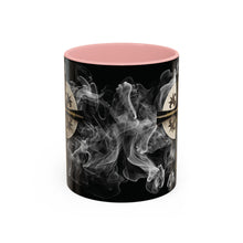 Load image into Gallery viewer, New! Golden & Black "Jesus is King" Cross - Accent Coffee Mug (11, 15oz)