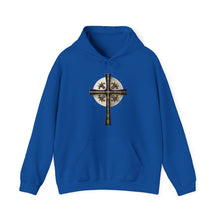 Load image into Gallery viewer, Golden & Black Cross - Unisex Heavy Blend™ Hooded Sweatshirt