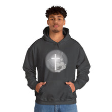 Load image into Gallery viewer, White Dove Cross - Unisex Heavy Blend™ Hooded Sweatshirt