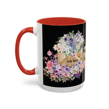Load image into Gallery viewer, A Letter of Flowers - Accent Coffee Mug (11, 15oz)