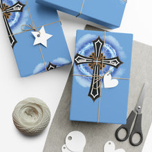 Load image into Gallery viewer, Lightning & Clouds Cross - Gift Wrap Papers