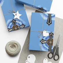 Load image into Gallery viewer, Lightning & Clouds Cross - Gift Wrap Papers