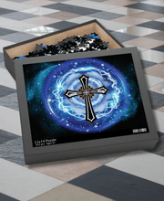 Load image into Gallery viewer, Lightning & Clouds Cross - Puzzle (120, 252, 500-Piece)