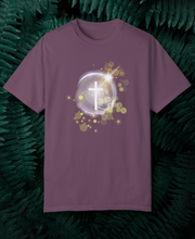 Load image into Gallery viewer, NEW! White Dove Cross - Unisex Garment-Dyed T-shirt