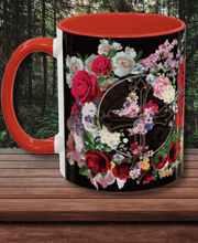 Load image into Gallery viewer, New! Flower Covered Cross - Accent Coffee Mug (11, 15oz)