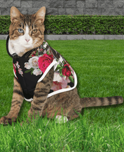 Load image into Gallery viewer, New! Flower Covered Cross - Pet Hoodie
