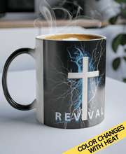 Load image into Gallery viewer, REVIVAL Cross - Color Morphing Mug, 11oz