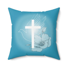 Load image into Gallery viewer, White Dove Cross - Pillow