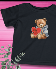 Load image into Gallery viewer, Bear of the Heart - Baby Jersey Tee