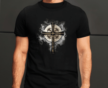 Load image into Gallery viewer, NEW! Golden & Black Cross - Unisex Softstyle T-Shirt