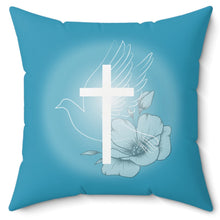 Load image into Gallery viewer, White Dove Cross - Pillow