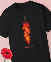 Load image into Gallery viewer, Ephesians 6:17 - Unisex Garment-Dyed T-shirt