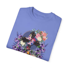 Load image into Gallery viewer, NEW! Flower Covered Cross - Unisex Garment-Dyed T-shirt
