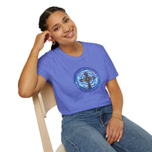 Load image into Gallery viewer, NEW! Lightning &amp; Clouds Cross  - Unisex Softstyle T-Shirt
