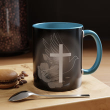 Load image into Gallery viewer, White Dove Cross - Accent Mug (11, 15oz)

