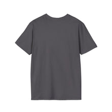 Load image into Gallery viewer, Golden &amp; Black &quot;Jesus is King&quot; Cross - Unisex Softstyle T-Shirt
