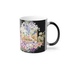 Load image into Gallery viewer, New! A Letter of Flowers - Color Morphing Mug, 11oz
